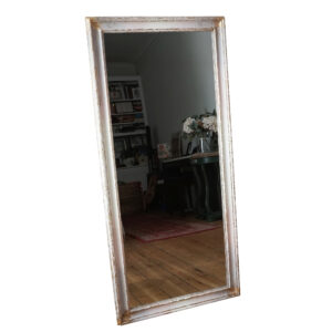 01 PRODUCT MAIN IMAGE PM Pink Ombre with Gold Leaf Full-Length Mirror