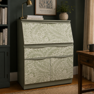 Main product image for the green teak bureau