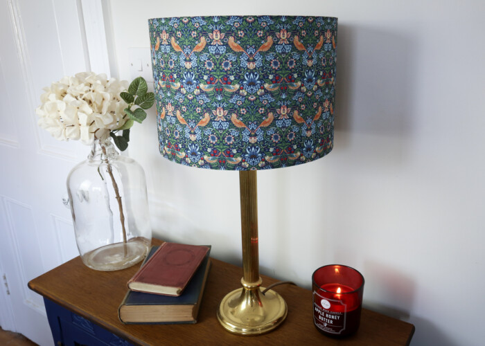 Strawberry Thief William Morris Lampshade Handmade