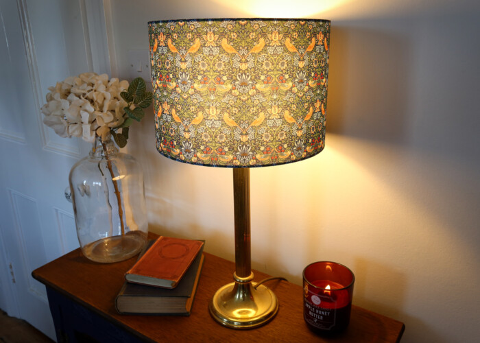Strawberry Thief William Morris Lampshade Handmade