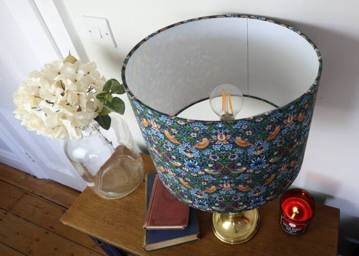 Strawberry Thief William Morris Lampshade Handmade